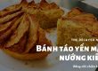 làm bánh táo yến mạch bằng nồi chiên không dầu