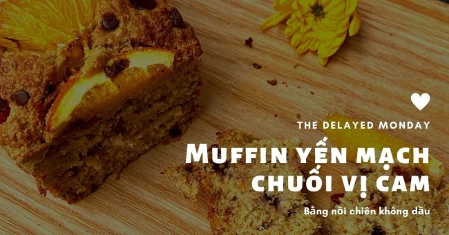 cach lam banh muffin yen mach chuoi