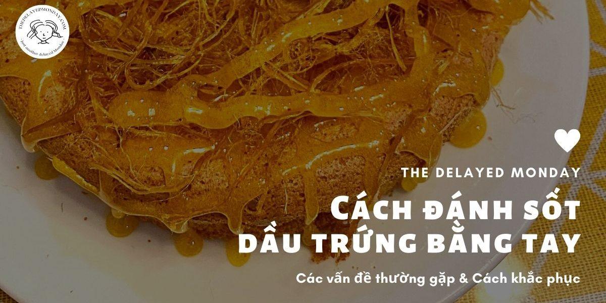 cach danh sot dau trung bang tay
